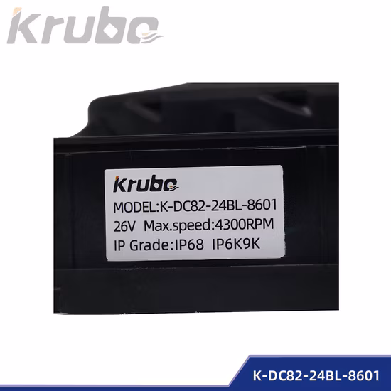 Krubo カーファン用コンパクト DC 軸流ファン (K-DC82-24BL-8601)